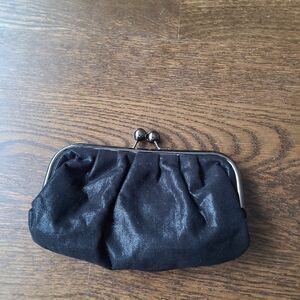 Express Elegant Black Clutch Bag shiny fabric (without chain ) 8.5 in.×5 in.
